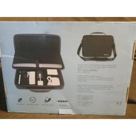 Smatree A361B Hard Protective Laptop Case Black Color Open Box - Picture 6 of 16
